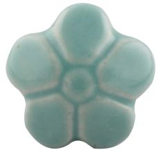 Sea Green Flower Ceramic Knob Online